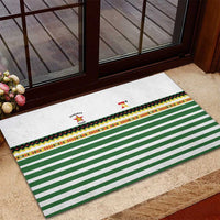 Zimbabwe Rugby Sevens Rubber Doormat Go Cheetahs Go - Wonder Print Shop