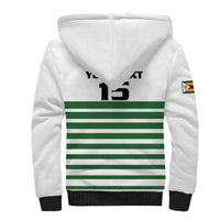 Zimbabwe Rugby Sevens Custom Sherpa Hoodie Go Cheetahs Go - Wonder Print Shop