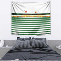 Zimbabwe Rugby Sevens Tapestry Go Cheetahs Go - Wonder Print Shop