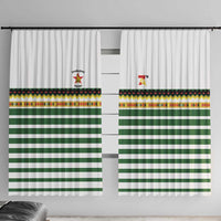 Zimbabwe Rugby Sevens Window Curtain Go Cheetahs Go - Wonder Print Shop