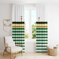 Zimbabwe Rugby Sevens Window Curtain Go Cheetahs Go - Wonder Print Shop