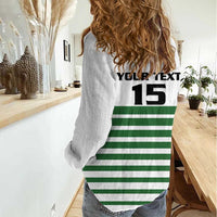 Zimbabwe Rugby Sevens Custom Women Casual Shirt Go Cheetahs Go - Wonder Print Shop