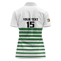 Zimbabwe Rugby Sevens Custom Women Polo Shirt Go Cheetahs Go - Wonder Print Shop