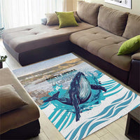South Africa Whale Area Rug Hermanus Fest - Wonder Print Shop