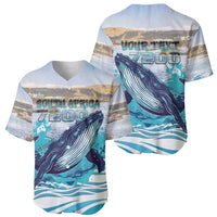 Personalized South Africa Whale Baseball Jersey Hermanus Fest - Wonder Print Shop