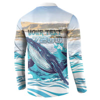 Personalized South Africa Whale Button Sweatshirt Hermanus Fest - Wonder Print Shop