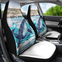 South Africa Whale Car Seat Cover Hermanus Fest - Wonder Print Shop
