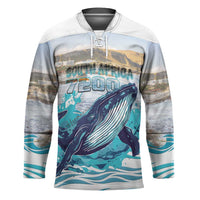 Personalized South Africa Whale Hockey Jersey Hermanus Fest - Wonder Print Shop