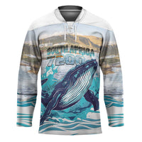 Personalized South Africa Whale Hockey Jersey Hermanus Fest - Wonder Print Shop