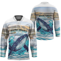 Personalized South Africa Whale Hockey Jersey Hermanus Fest - Wonder Print Shop