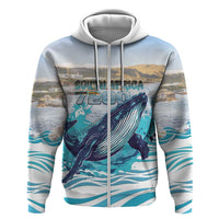 Personalized South Africa Whale Hoodie Hermanus Fest - Wonder Print Shop