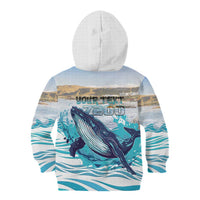 Personalized South Africa Whale Kid Hoodie Hermanus Fest - Wonder Print Shop