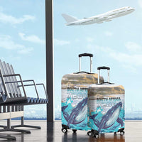 South Africa Whale Luggage Cover Hermanus Fest - Wonder Print Shop