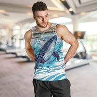 Personalized South Africa Whale Men Tank Top Hermanus Fest - Wonder Print Shop