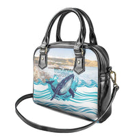 South Africa Whale Shoulder Handbag Hermanus Fest - Wonder Print Shop