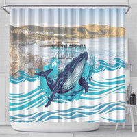 South Africa Whale Shower Curtain Hermanus Fest - Wonder Print Shop