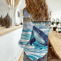 Personalized South Africa Whale Women Casual Shirt Hermanus Fest - Wonder Print Shop