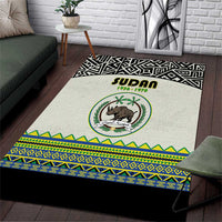 Sudan 1956-1970 Area Rug With African Pattern - Wonder Print Shop