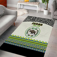 Sudan 1956-1970 Area Rug With African Pattern - Wonder Print Shop