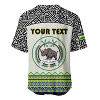 Personalized Sudan 1956-1970 Baseball Jersey With African Pattern - Wonder Print Shop