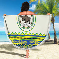 Sudan 1956-1970 Beach Blanket With African Pattern - Wonder Print Shop