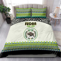 Sudan 1956-1970 Bedding Set With African Pattern - Wonder Print Shop