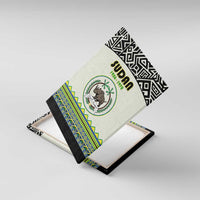 Sudan 1956-1970 Canvas Wall Art With African Pattern - Wonder Print Shop