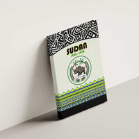 Sudan 1956-1970 Canvas Wall Art With African Pattern - Wonder Print Shop
