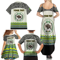 Personalized Sudan 1956-1970 Family Matching Summer Maxi Dress and Hawaiian Shirt With African Pattern - Wonder Print Shop