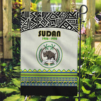 Sudan 1956-1970 Garden Flag With African Pattern - Wonder Print Shop