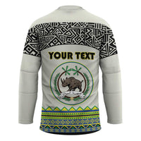 Personalized Sudan 1956-1970 Hockey Jersey With African Pattern - Wonder Print Shop