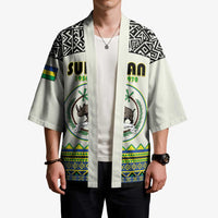 Personalized Sudan 1956-1970 Kimono With African Pattern - Wonder Print Shop