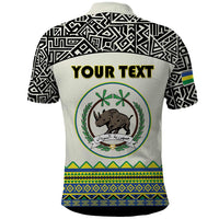 Personalized Sudan 1956-1970 Polo Shirt With African Pattern - Wonder Print Shop