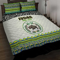 Sudan 1956-1970 Quilt Bed Set With African Pattern - Wonder Print Shop