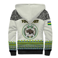 Personalized Sudan 1956-1970 Sherpa Hoodie With African Pattern - Wonder Print Shop