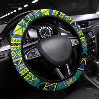 Sudan 1956-1970 Steering Wheel Cover With African Pattern - Wonder Print Shop
