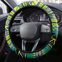 Sudan 1956-1970 Steering Wheel Cover With African Pattern - Wonder Print Shop
