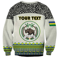 Personalized Sudan 1956-1970 Sweatshirt With African Pattern - Wonder Print Shop
