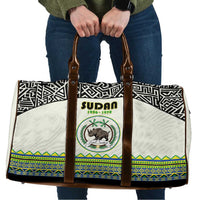 Sudan 1956-1970 Travel Bag With African Pattern - Wonder Print Shop