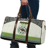 Sudan 1956-1970 Travel Bag With African Pattern - Wonder Print Shop