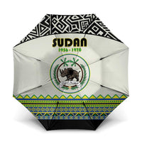 Sudan 1956-1970 Umbrella With African Pattern - Wonder Print Shop