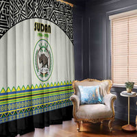 Sudan 1956-1970 Window Curtain With African Pattern - Wonder Print Shop