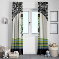 Sudan 1956-1970 Window Curtain With African Pattern - Wonder Print Shop