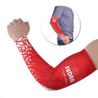 Sudan Football Arm Sleeves Come On Falcons of Jediane - Wonder Print Shop