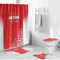 Sudan Football Bathroom Set Come On Falcons of Jediane - Wonder Print Shop