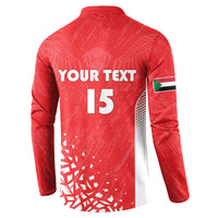 Custom Sudan Football Button Sweatshirt Come On Falcons of Jediane - Wonder Print Shop