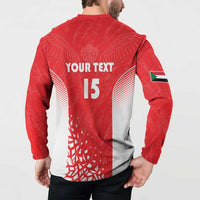 Custom Sudan Football Button Sweatshirt Come On Falcons of Jediane - Wonder Print Shop