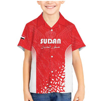 Custom Sudan Football Family Matching Mermaid Dress and Hawaiian Shirt Come On Falcons of Jediane - Wonder Print Shop