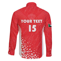 Custom Sudan Football Family Matching Off The Shoulder Long Sleeve Dress and Hawaiian Shirt Come On Falcons of Jediane - Wonder Print Shop