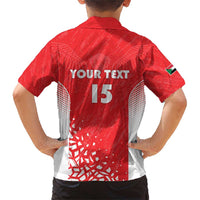 Custom Sudan Football Family Matching Short Sleeve Bodycon Dress and Hawaiian Shirt Come On Falcons of Jediane - Wonder Print Shop